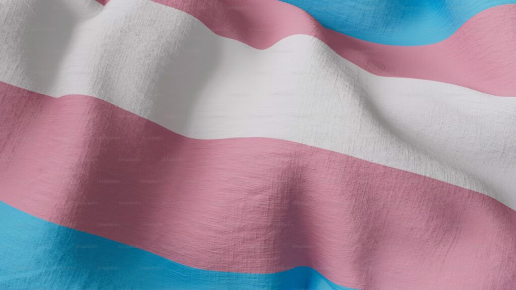 Drapeau transgenre