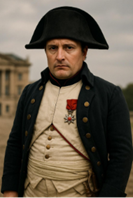 Photo de Napoléon Bonaparte générée par l'IA